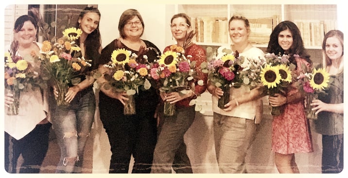 flower arranging workshop 