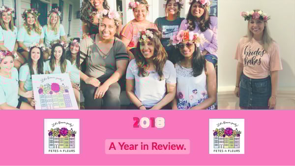 2018 flower crown parties 