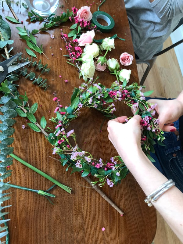 flower crown bachelorette party
