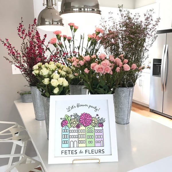 flower crown bar by fetes de fleurs