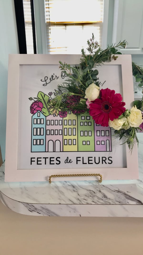 flower theme party 