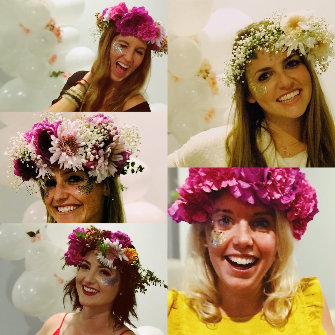 flower crown DIY party 