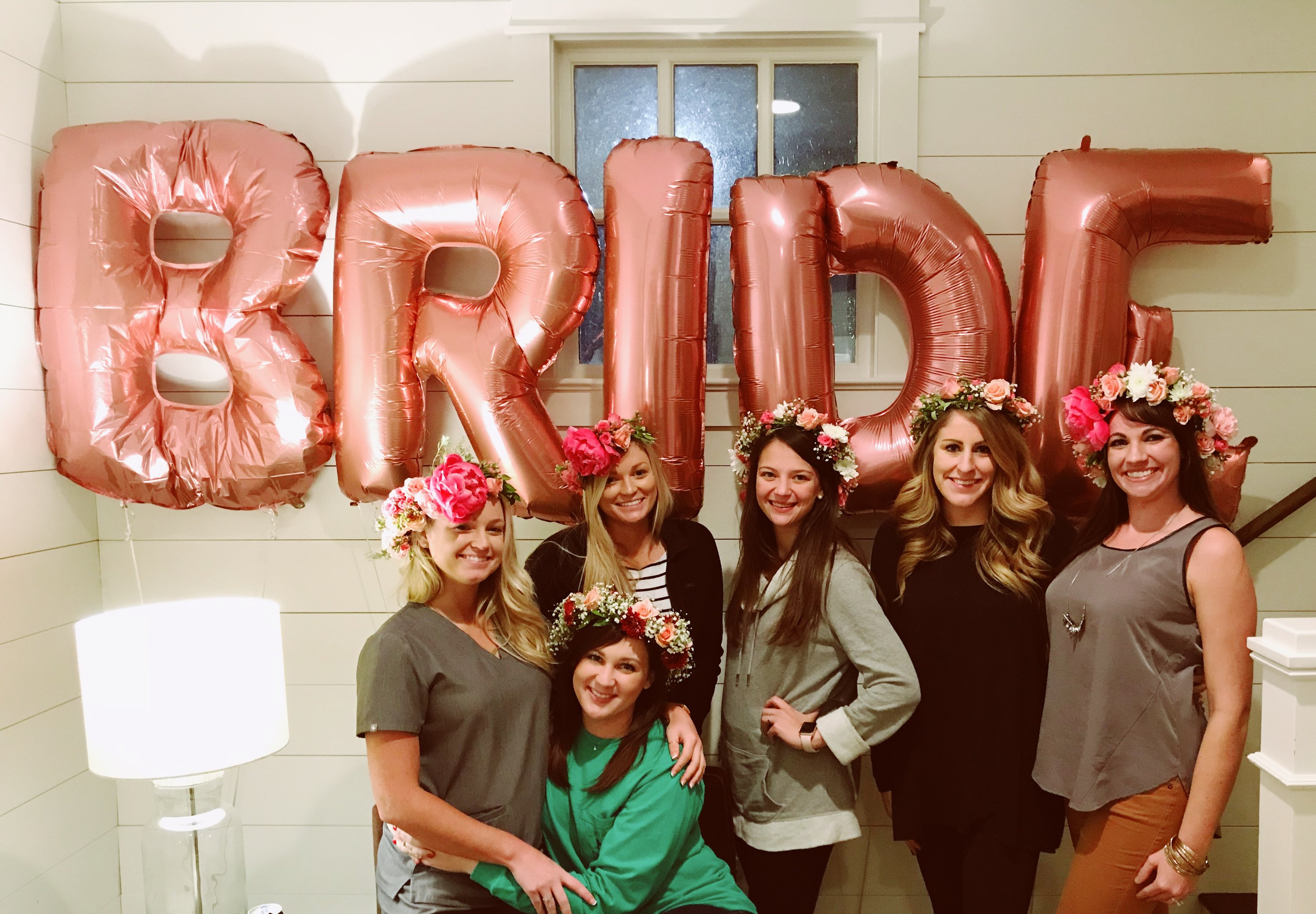 A Charleston Bachelorette Party Weekend All PINK Flower Crown Party Theme
