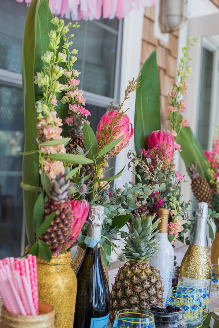 bachelorette party setup 