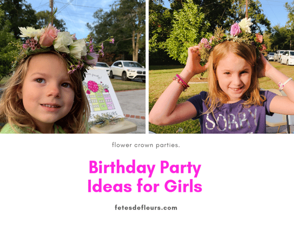 Birthday Party activities for Girls