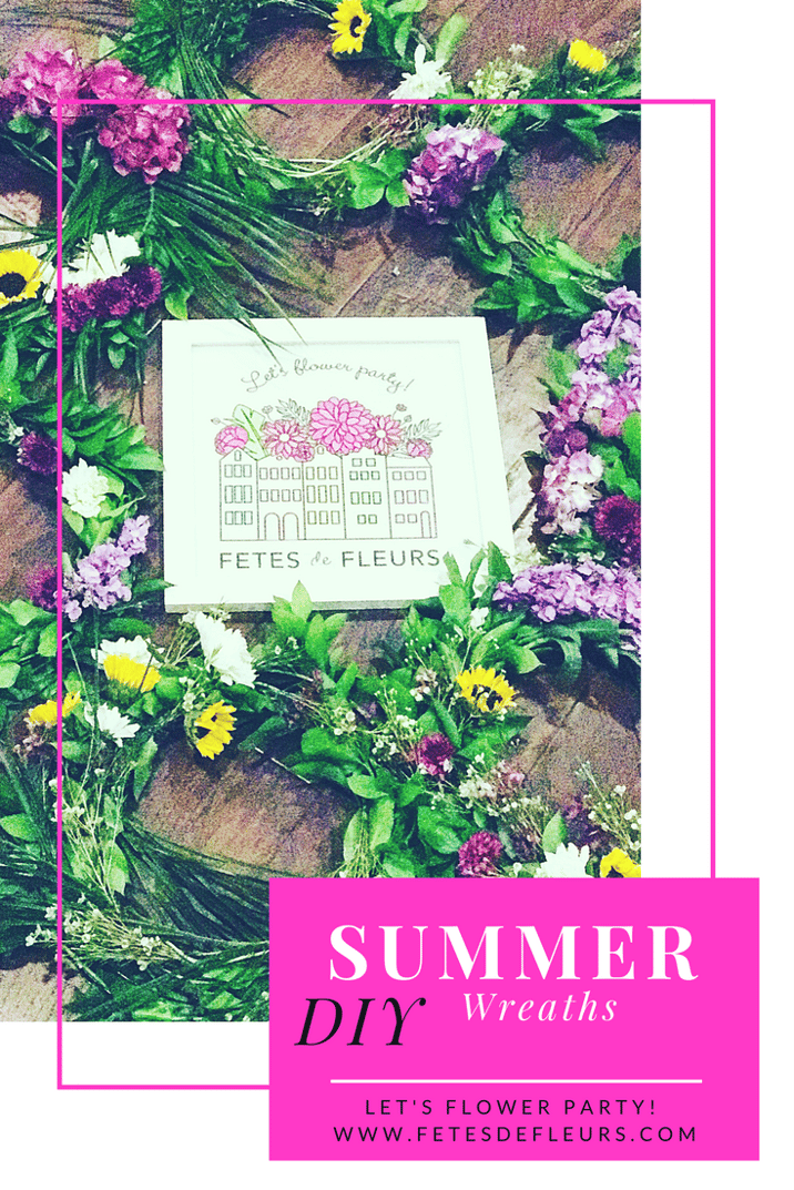 DIY summer wreaths