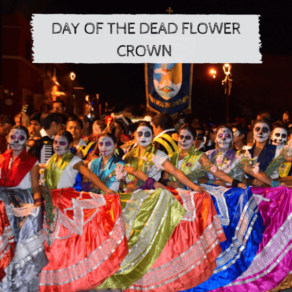 Day of the dead flower crown