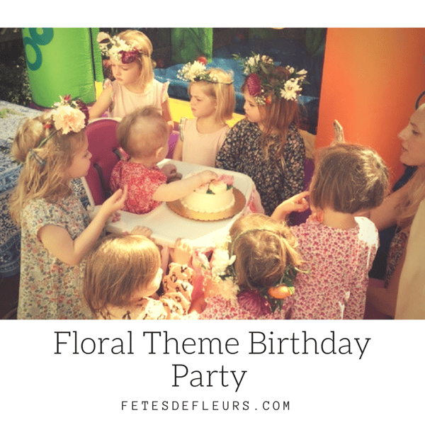 Floral Theme Birthday Party-1