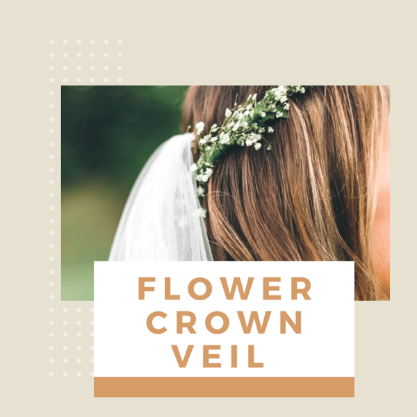 Flower Crown Veil ideas 