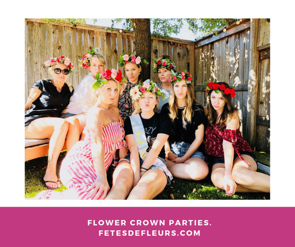 austin texas Flower Crown Workshops.