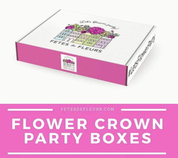the flower crown party box