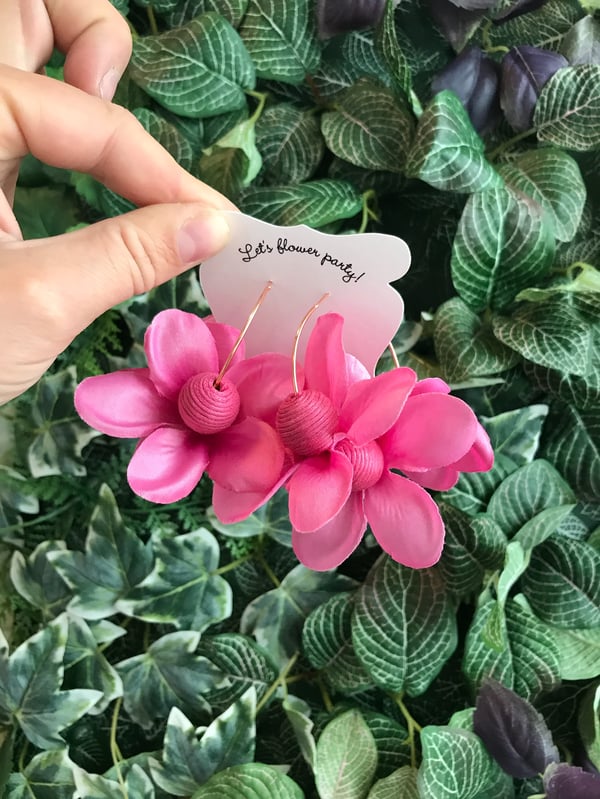 flower earrings 