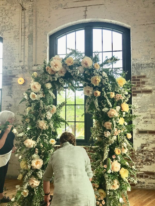 wedding floral arch 