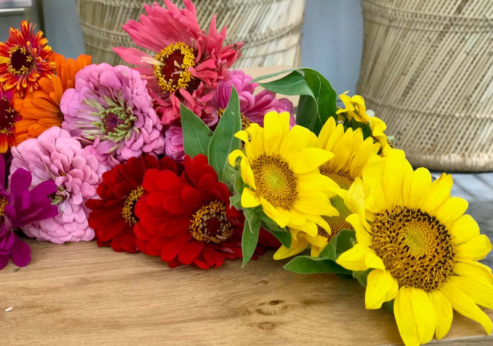 Real flower crowns from farmers market flowers Real flower crowns from farmers market flowers
