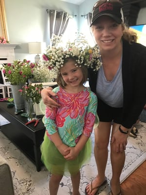 flower crown birthday party