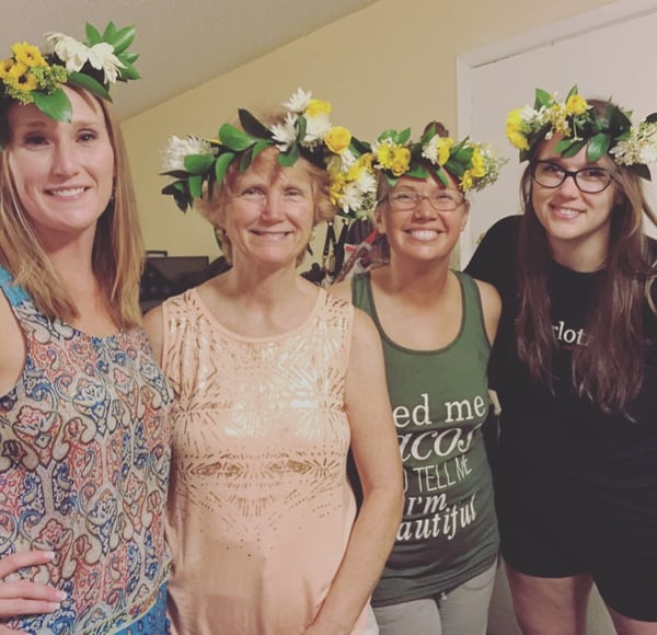 flower crown party