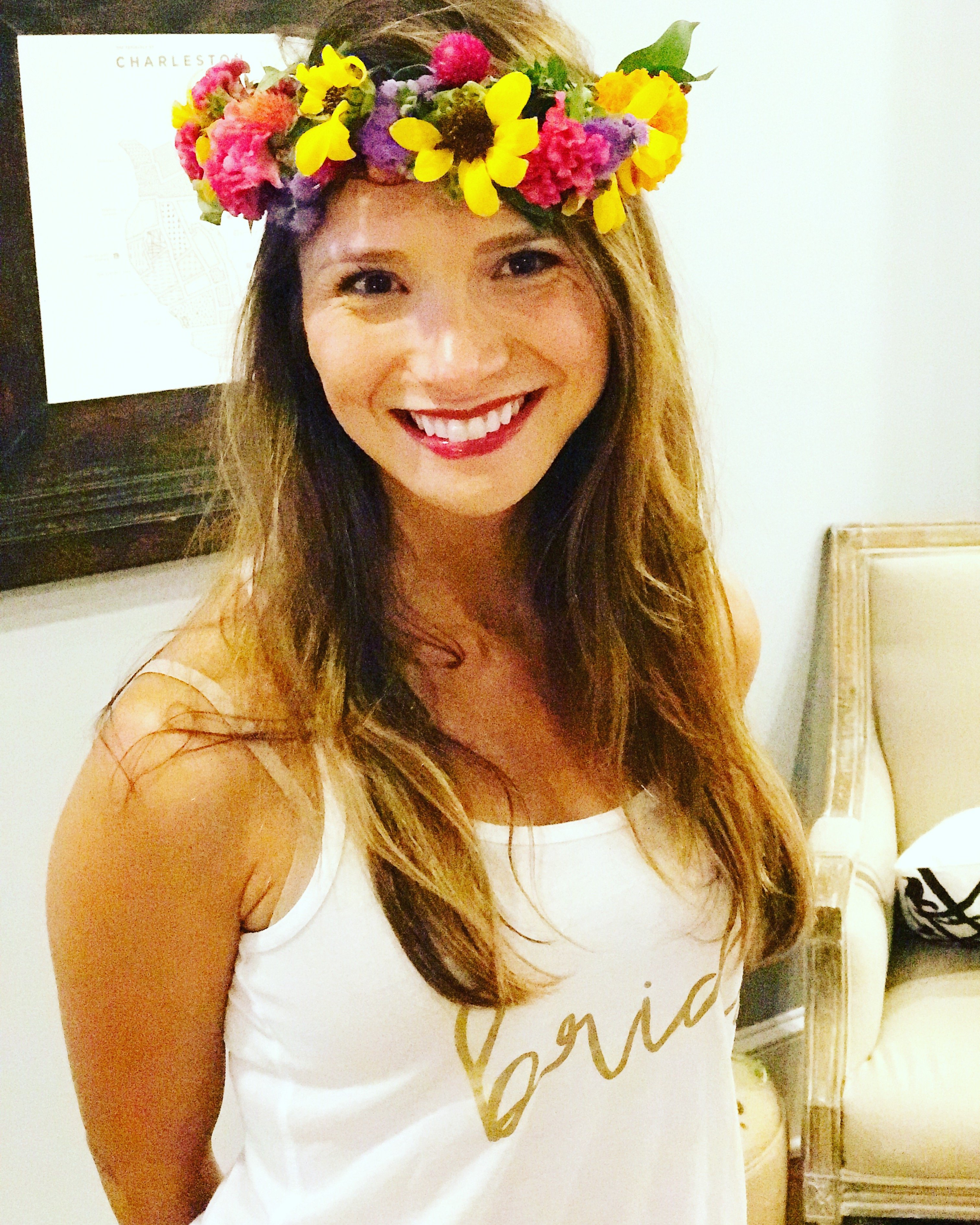 bachelorette flower crown parties 