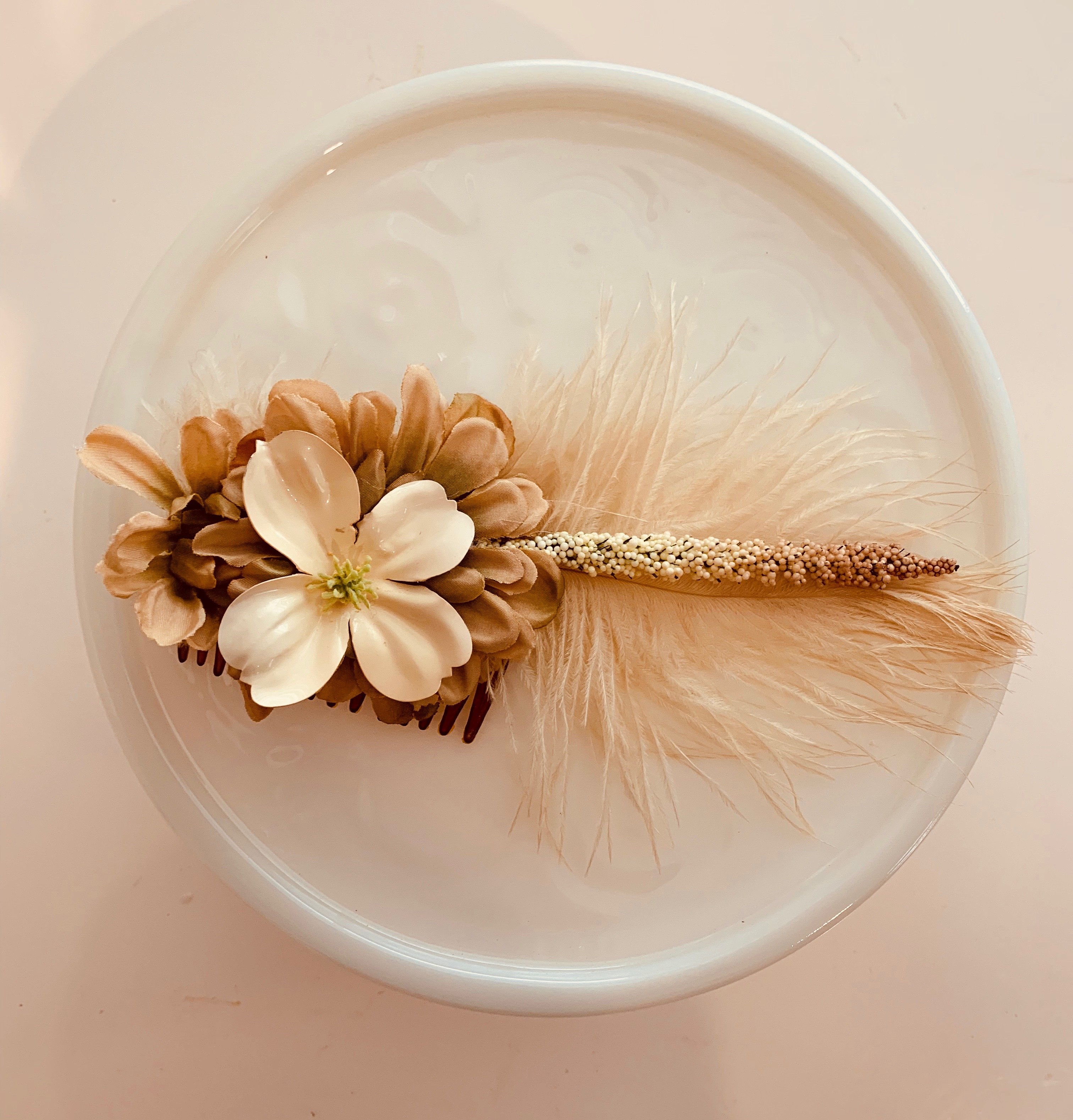 bridal hair comb