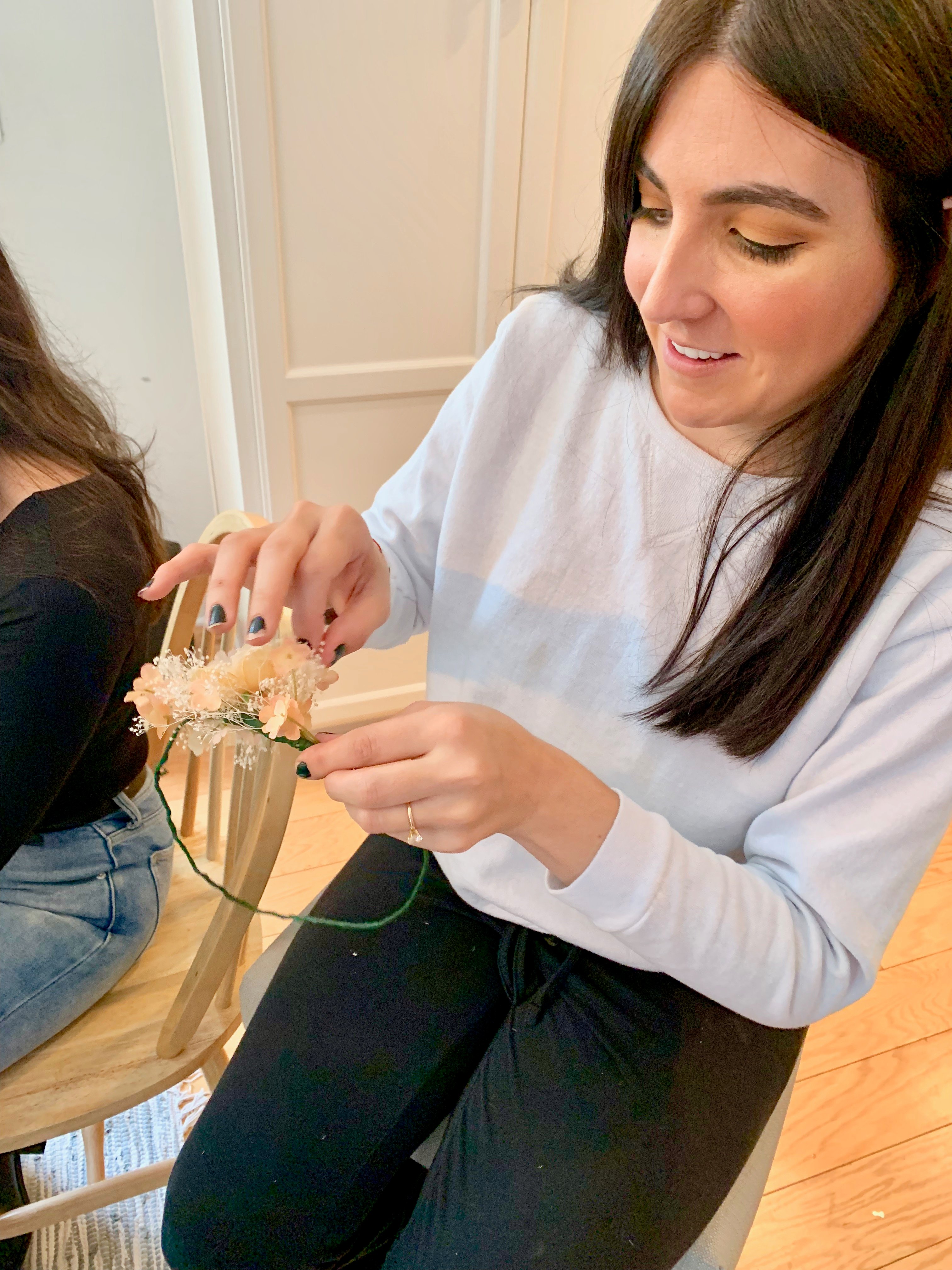 how to make flower crowns 