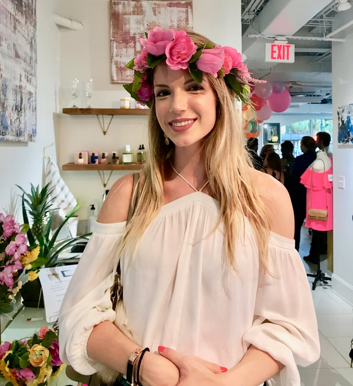 hot pink flower crown hot pink flower crown
