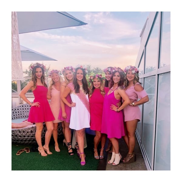 pink bachelorette 