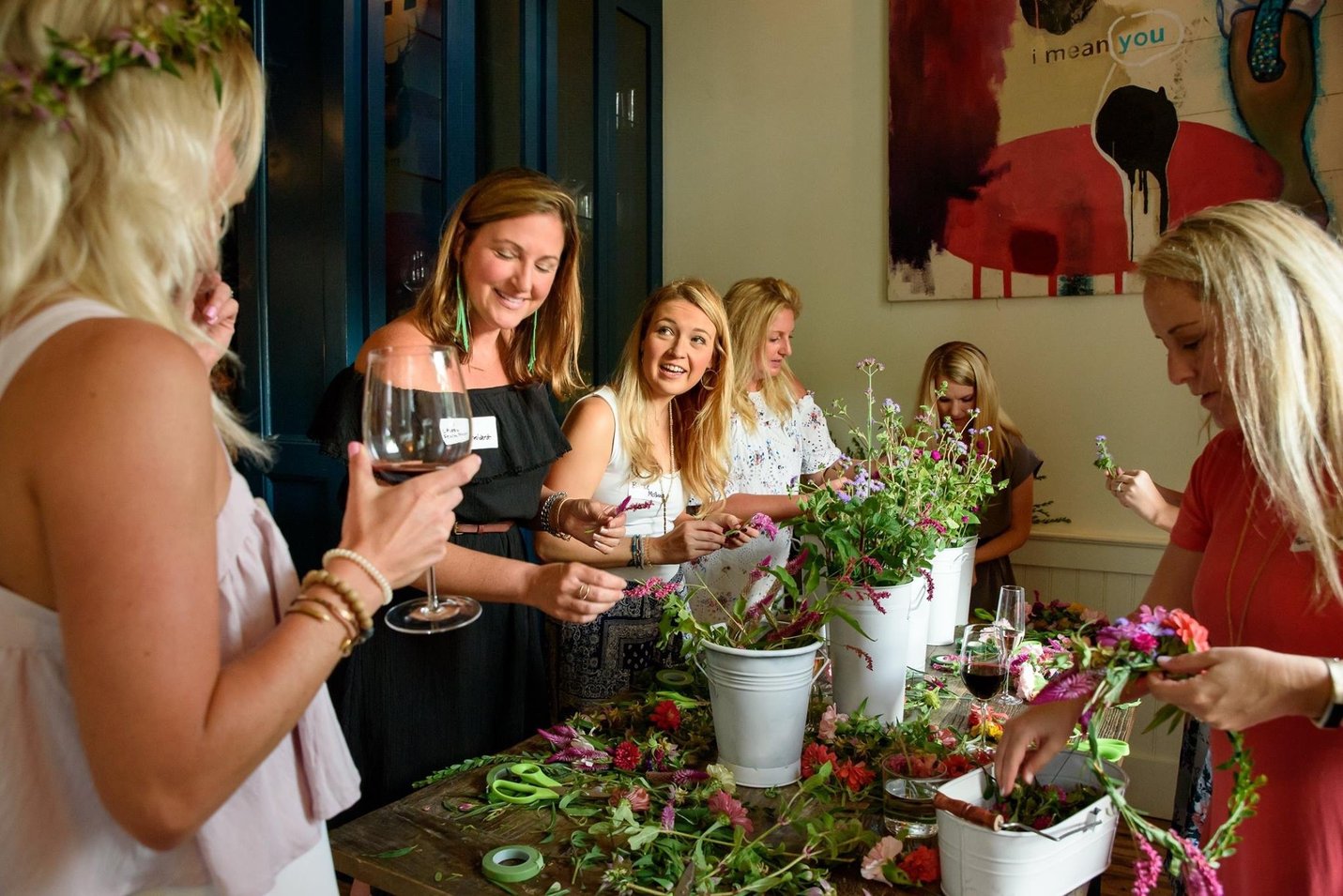 flower crown party kits 