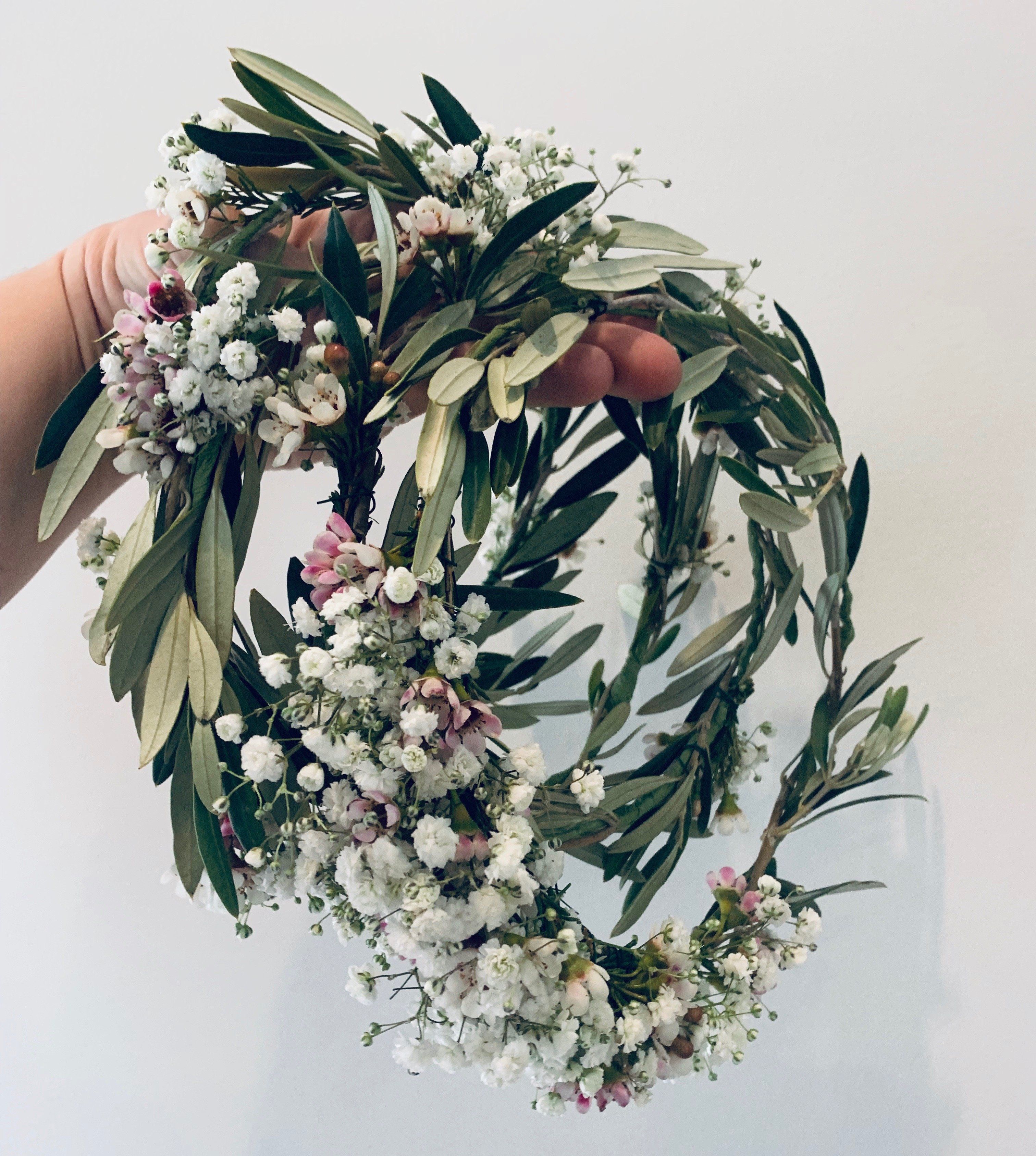 flower girl flower crown