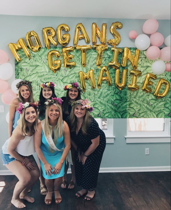 flower themed bachelorette party