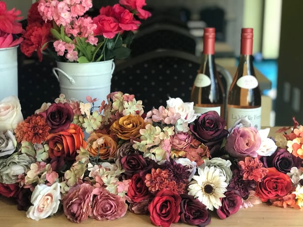 Fall flower crown DIY