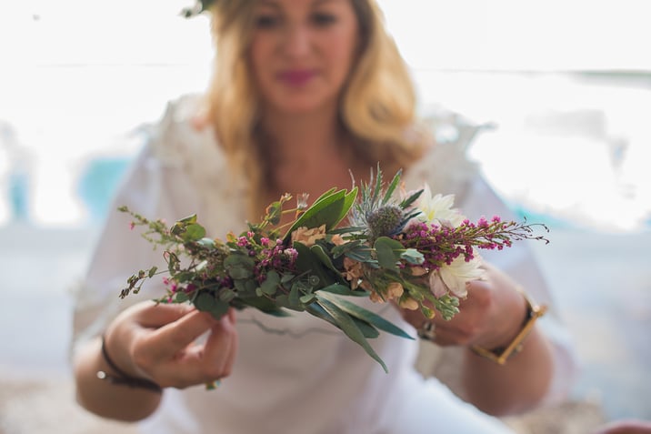 how to make flower crowns 