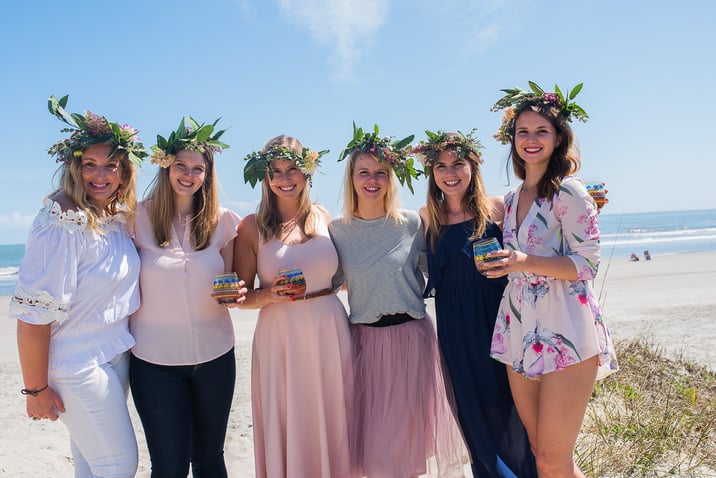 bachelorette party at the beach 