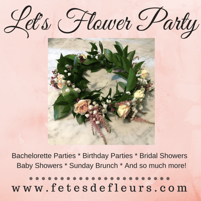 flower crown parties