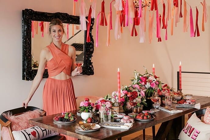 Whitney Port and Lulu and Georgia Galentines Day Fete