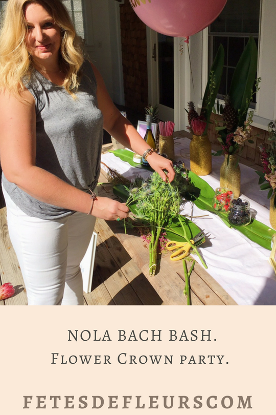 NOLA BACH BASH.Flower Crown party.