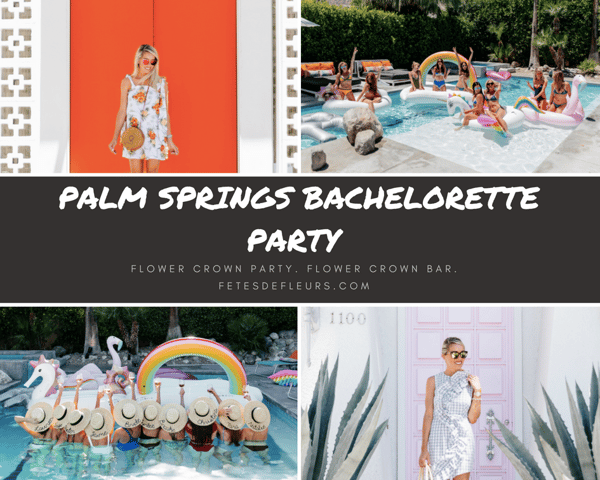 Palm Springs bachelorette party ideas