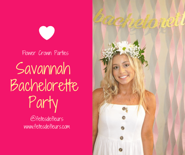 Savannah Bachelorette Party ideas 