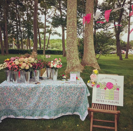 flower crown bar in the hamptons