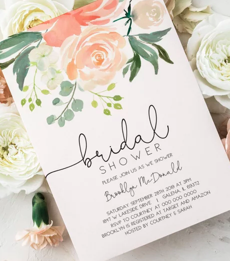 bridal shower invitations