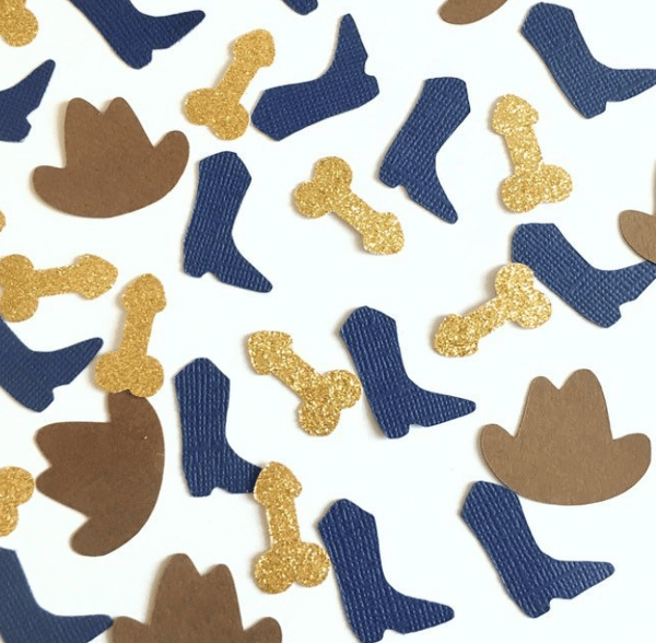 nashville bachelorette party confetti 