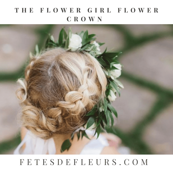 The flower girl flower crown