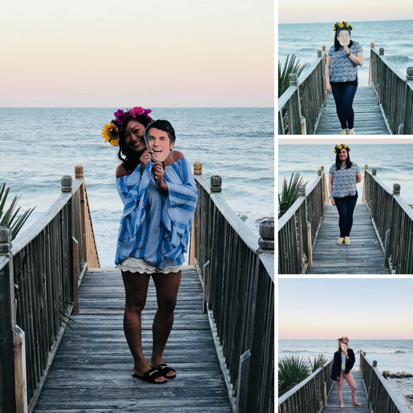 beach bachelorette party -1