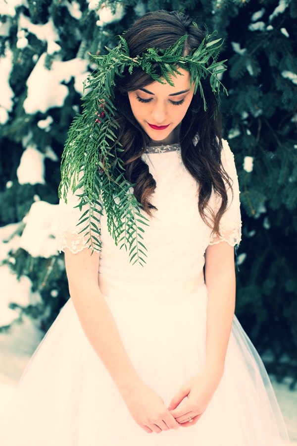 christmas flower crowns 