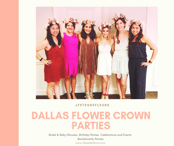 dallas flower crown party 