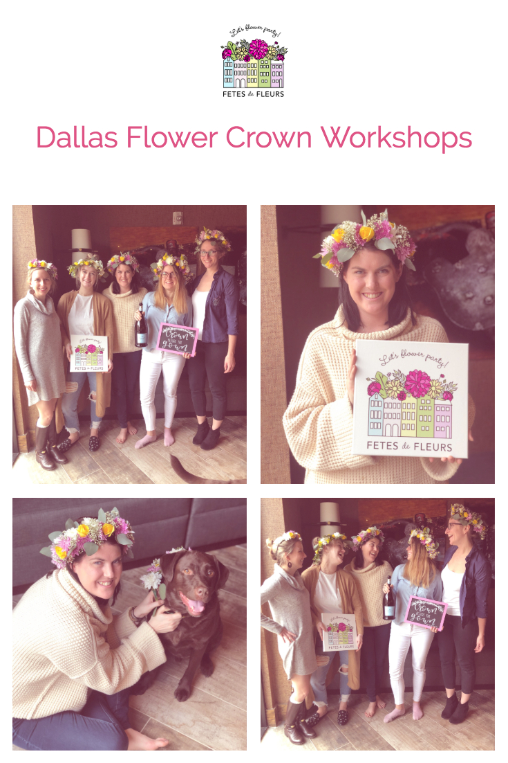 dallas flower crown workshops 