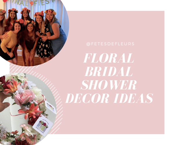 floral bridal shower ideas 