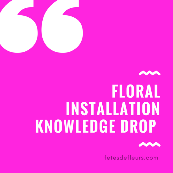 floral installation guide