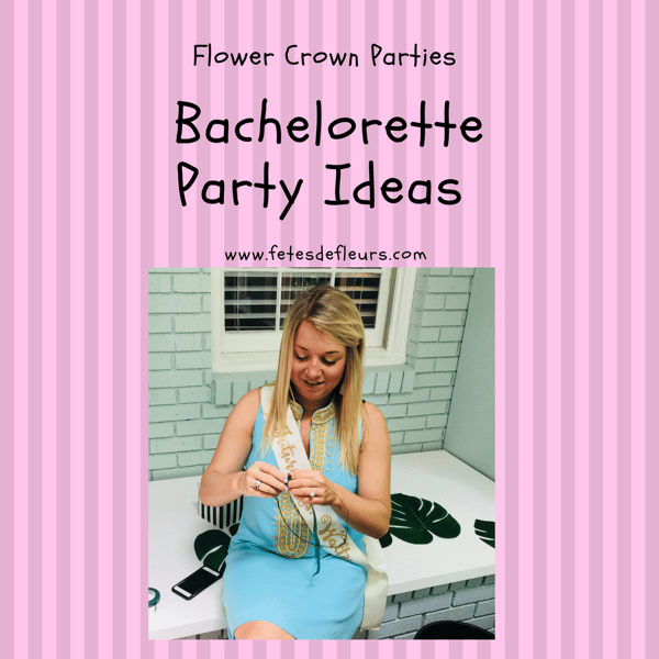 flower crown bachelorette party