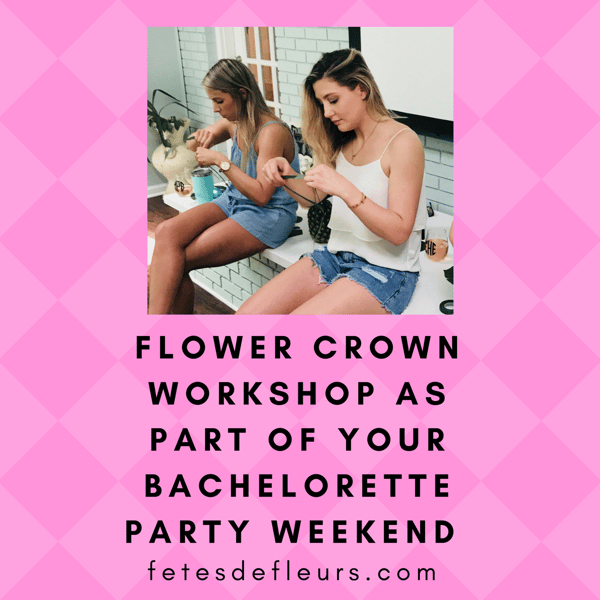 flower crown workshop