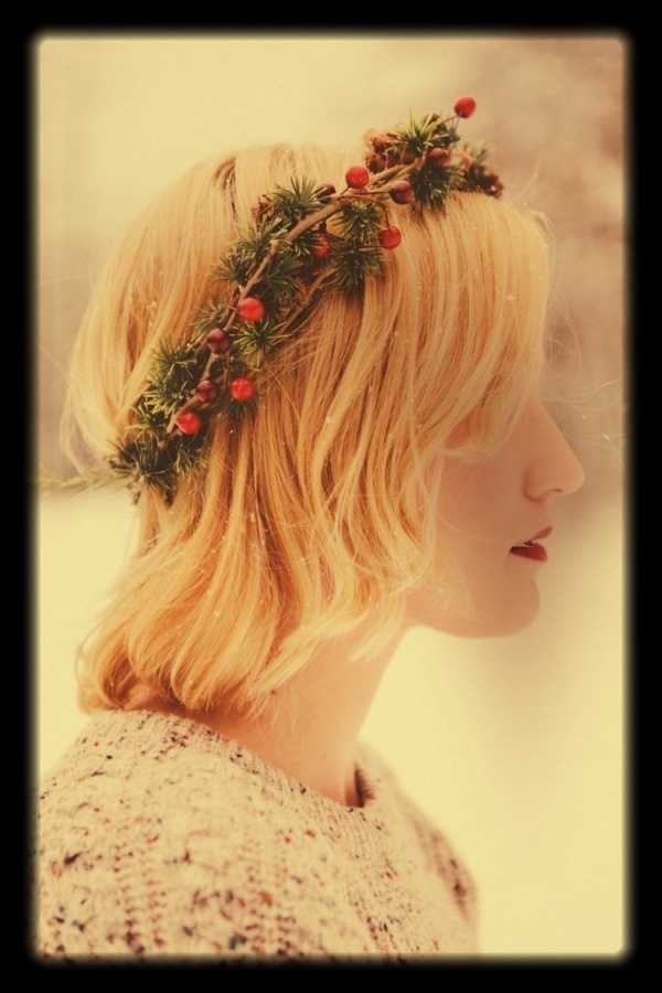 christmas flower crowns 