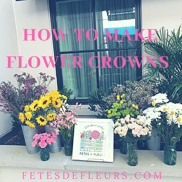 how to make flower crowns